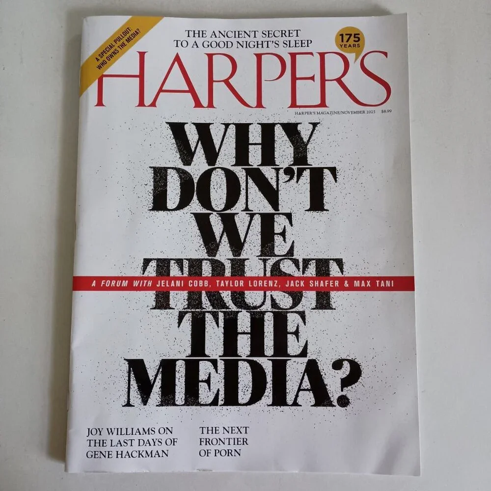 Harper’s Magazine 5 pack May to November 2025